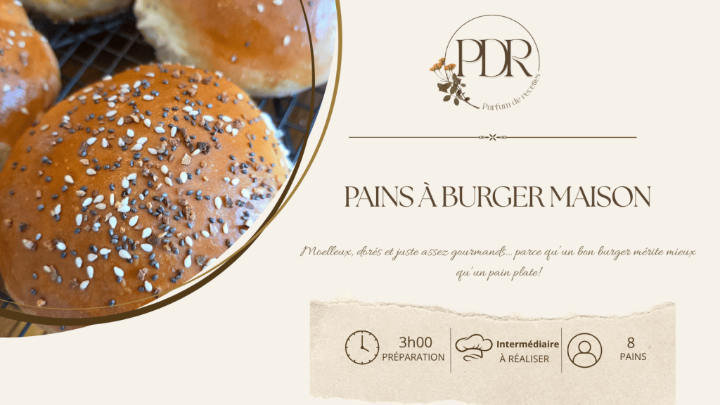 Pains à burger maison