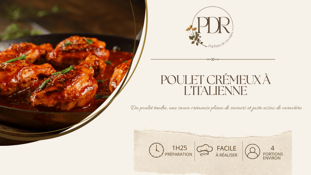Poulet crémeux à&nbsp;l’italienne